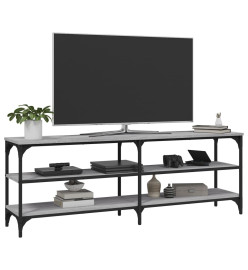 Meuble TV sonoma gris 140x30x50 cm bois d'ingénierie