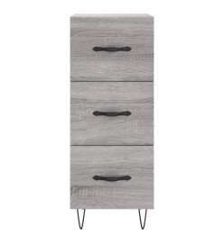 Buffet haut Sonoma gris 34,5x34x180 cm Bois d'ingénierie