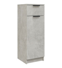 Armoire de salle de bain Gris béton 32x34x90 cm