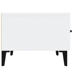 Meuble TV Blanc 150x34,5x30 cm Bois d'ingénierie