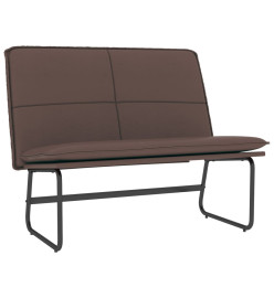 Banc Marron 100x75x76 cm Similicuir