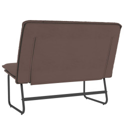 Banc Marron 100x75x76 cm Similicuir