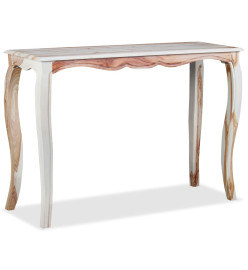 Table console Bois de Sesham massif 110 x 40 x 76 cm