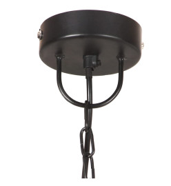 Lampe suspendue industrielle 25 W Noir Rond 42 cm E27