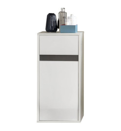 Trendteam Armoire murale de rangement avec tiroir Sol blanc