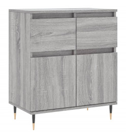 Buffet Sonoma gris 60x35x70 cm Bois d'ingénierie