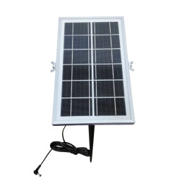 Eurotrail Panneau solaire de camping 25,5x16x10 cm noir