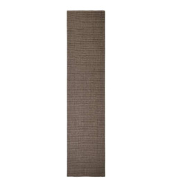 Tapis Sisal naturel 80x350 cm Marron