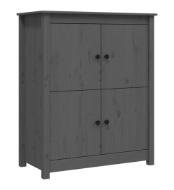 Buffet Gris 83x41,5x100 cm Bois massif de pin