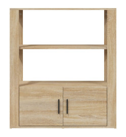 Buffet Chêne sonoma 80x30x90 cm Bois d'ingénierie