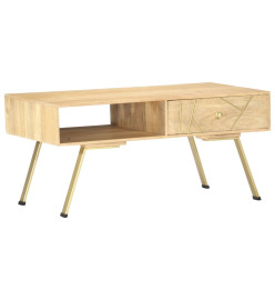 Table basse 95x50x42 cm bois de manguier massif