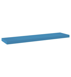 Étagère murale flottante Bleu 90x23,5x3,8 cm MDF