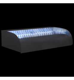 Cascade avec LED 60x34x14 cm Acier inoxydable 304