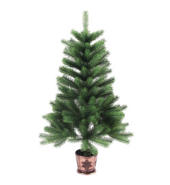 Arbre de Noël artificiel aiguilles réalistes 65 cm vert