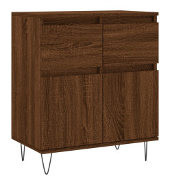 Buffet Chêne marron 60x35x70 cm Bois d'ingénierie