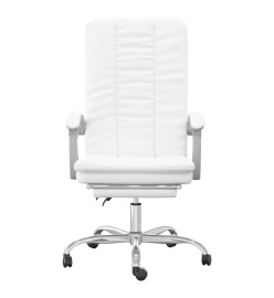 Fauteuil inclinable de bureau Blanc Similicuir