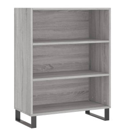 Armoire à étagères sonoma gris 69,5x32,5x90cm bois d'ingénierie