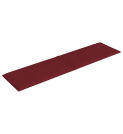 Panneaux muraux 12 pcs Rouge bordeaux 60x15 cm Tissu 1,08 m²