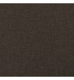 Repose-pied Marron foncé 78x56x32 cm Tissu