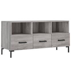 Meuble TV sonoma gris 102x36x50 cm bois d'ingénierie