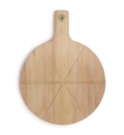 Livoo Ensemble de coupe de pizza 30 cm Bois