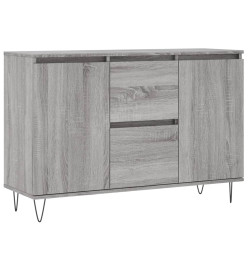 Buffet sonoma gris 104x35x70 cm bois d'ingénierie