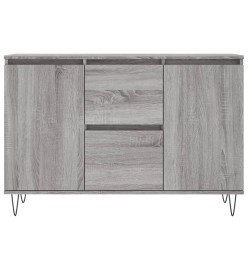 Buffet sonoma gris 104x35x70 cm bois d'ingénierie