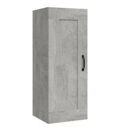 Armoire suspendue Gris béton 35x34x90 cm Bois d'ingénierie