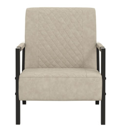 Fauteuil Gris clair Similicuir