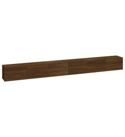 Ensemble de meubles TV 3 pcs Chêne marron Bois d'ingénierie