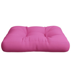 Coussin de palette rose 58x58x10 cm tissu oxford