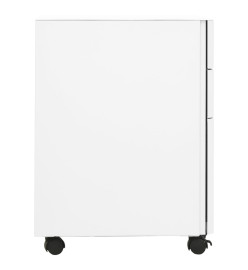 Classeur mobile Blanc 30x45x59 cm Acier