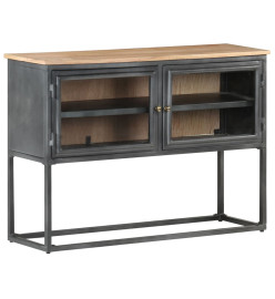 Buffet Gris 100x30x70 cm Bois d'acacia massif