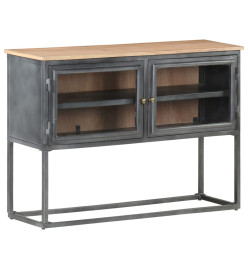 Buffet Gris 100x30x70 cm Bois d'acacia massif