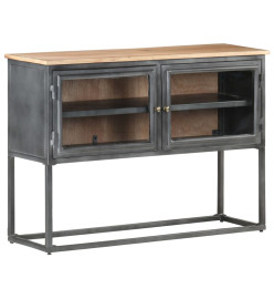 Buffet Gris 100x30x70 cm Bois d'acacia massif