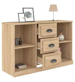 Buffet chêne sonoma 104,5x35,5x67,5 cm bois d'ingénierie