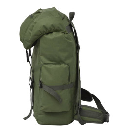 Sac à dos en style d'armée 65 L Vert