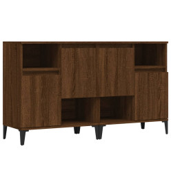 Buffets 2 pcs chêne marron 60x35x70 cm bois d'ingénierie