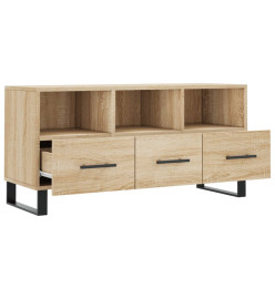 Meuble TV chêne sonoma 102x36x50 cm bois d'ingénierie