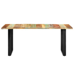 Table de salle à manger 180x90x76cm Bois de récupération solide