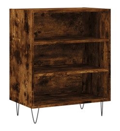 Buffet chêne fumé 57x35x70 cm bois d'ingénierie