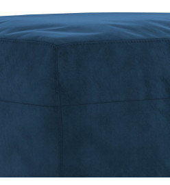 Banc Bleu 100x35x41 cm Velours