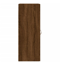 Armoire murale chêne marron 34,5x34x90 cm bois d'ingénierie