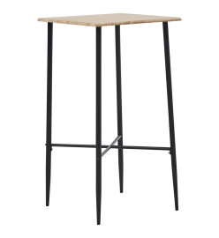 Table de bar Chêne 60 x 60 x 111 cm MDF