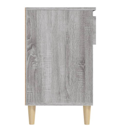 Armoire à chaussures Sonoma gris 102x36x60 cm Bois d'ingénierie