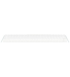 Serre avec cadre en acier blanc 132 m² 22x6x2,85 m