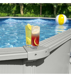 Bestway Piscine encadrée hors sol ovale Hydrium 610x360x120 cm