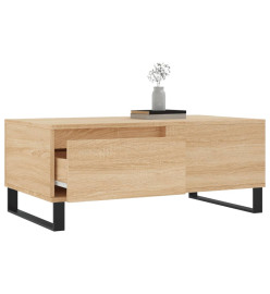 Table basse Chêne sonoma 90x50x36,5 cm Bois d'ingénierie