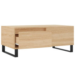 Table basse Chêne sonoma 90x50x36,5 cm Bois d'ingénierie