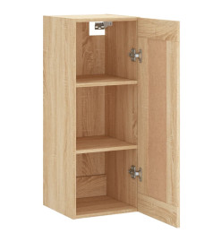 Armoire murale chêne sonoma 34,5x34x90 cm bois d'ingénierie